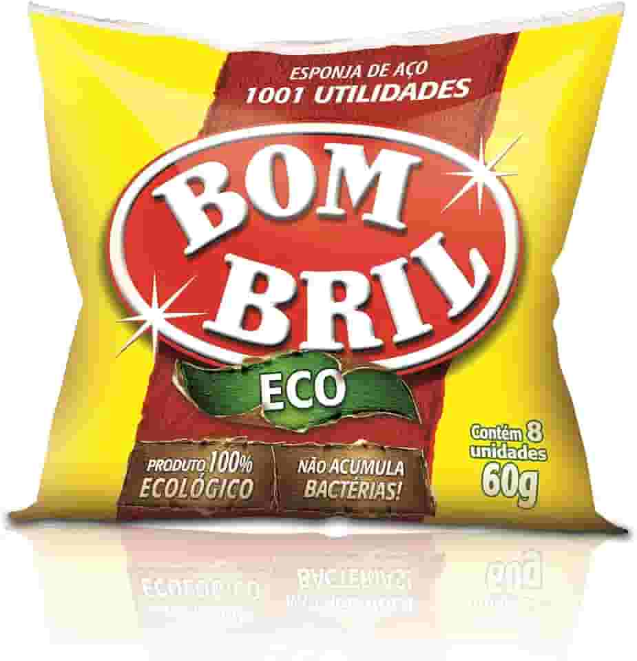 Esponja de Aço 8 Unidades, Bom Bril