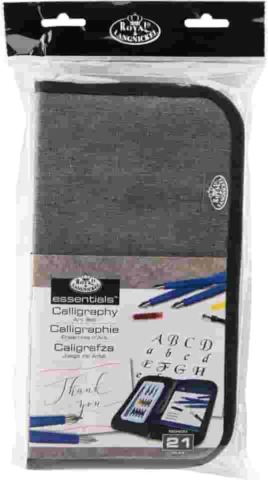 Royal & Langnickel Essentials Keep N' Carry Conjunto de caligrafia, 21 peças