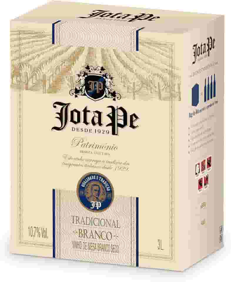 Vinho Branco Seco Tradicional Jota Pe Casa Perini Bag in Box 3L