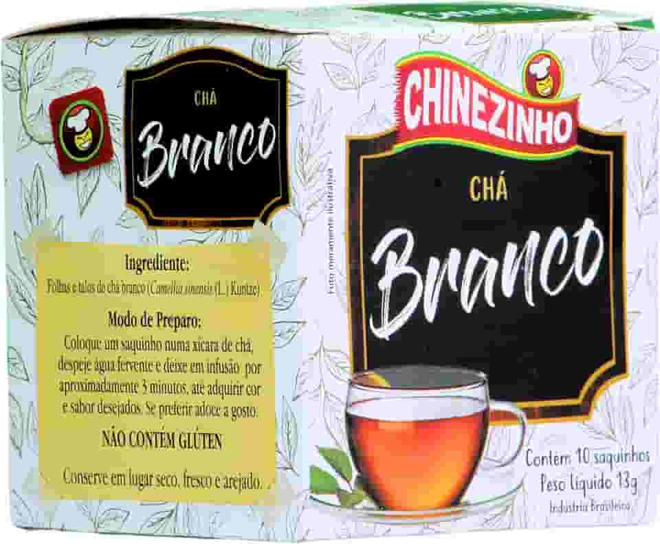 Chinezinho Chá Branco Para Infusão 13 Gramas Com 10 Saquinhos