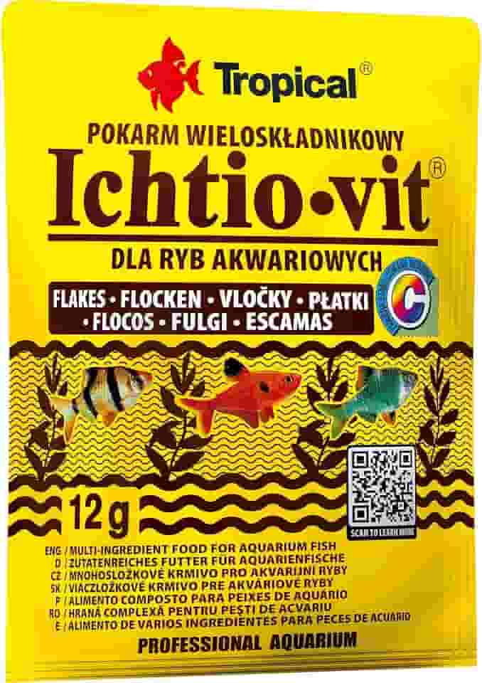 Tropical Ração Para Peixes Ichtio-Vit 12G Tropical
