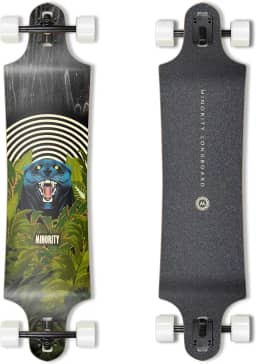 MINORITY Skate Downhill Maple Longboard | Deck de calha de queda de 101,6 cm | Feito para passeio de cruzeiro