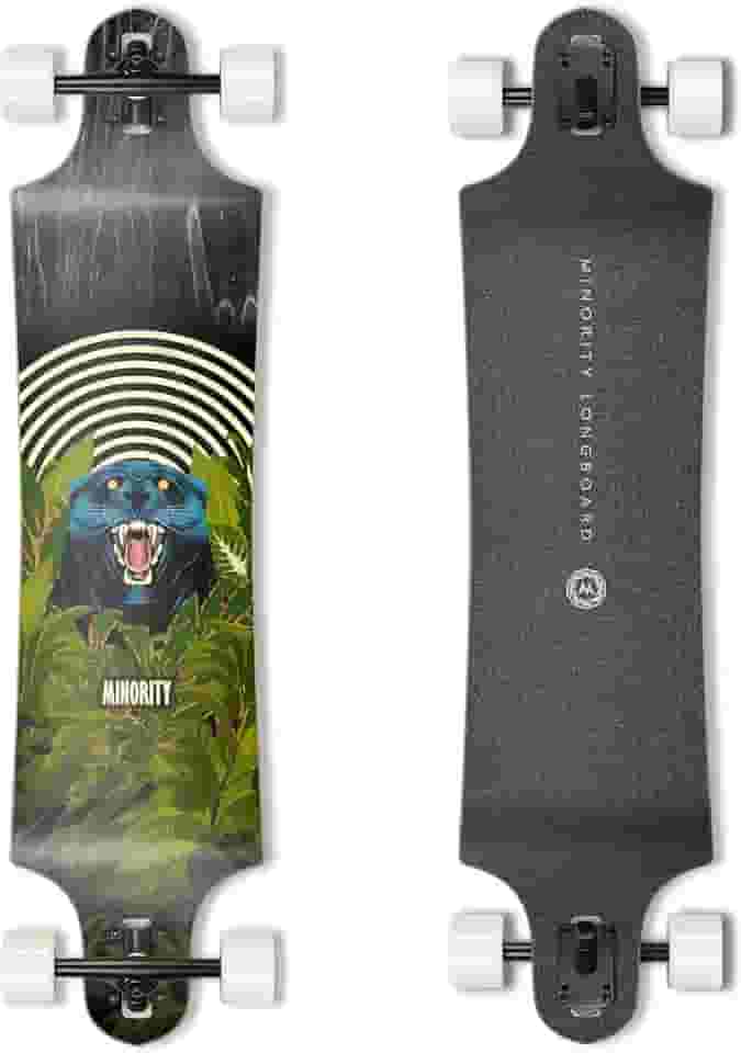 MINORITY Skate Downhill Maple Longboard | Deck de calha de queda de 101,6 cm | Feito para passeio de cruzeiro