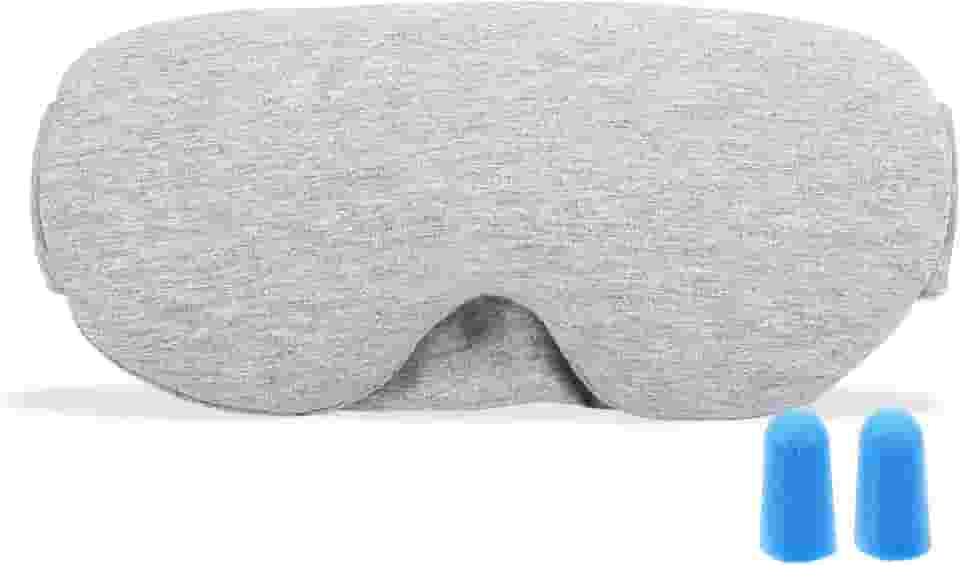 Eastdall Máscara para dormir de algodão Máscara de dormir bloqueadora de luz Máscara macia para olhos vendada capa protetora para dormir