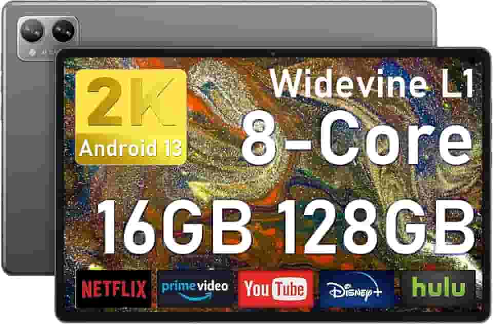 N-one Tablet Android, 10,4 polegadas Android 13 Tablets, 16G 128G 8-Core e 1TB Expand Game Tablet, WiFi GPS Bluetooth e Google GMS Certificado para Educação no Trabalho