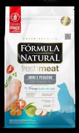 Fórmula Natural Fresh Meat Ração Seca Para Cães Sênior De Pequeno Porte Sabor Frango 1Kg
