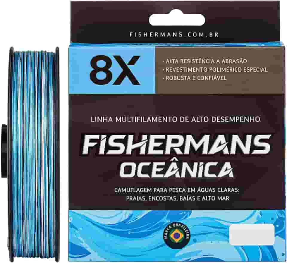 Linha De Pesca Multifilamento Fishermans 8 Fios
