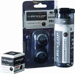 Dunlop Sports Bola de squash de competição - tubo de 3 bolas