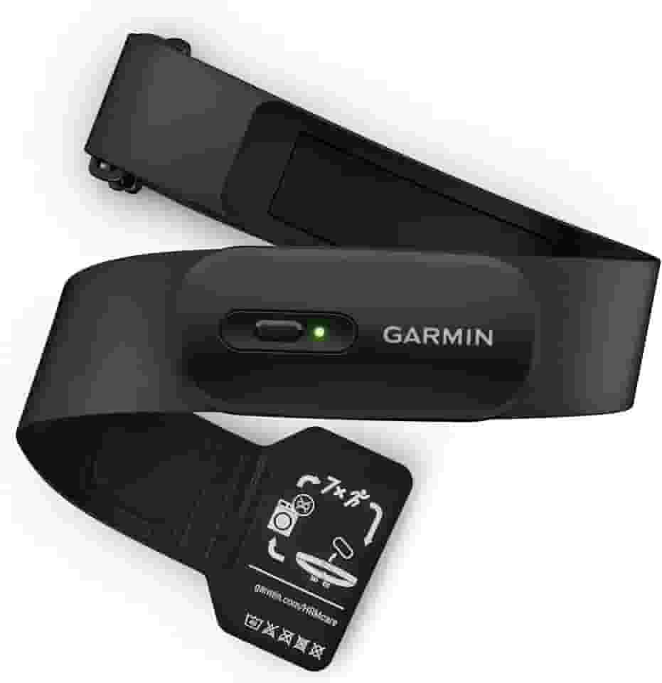 Garmin Monitor de frequência cardíaca HRM 200, frequência cardíaca precisa e dados HRV, alça confortável lavável na máquina, PP-P