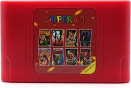 Retrotech Super 64 Plus 340 In 1 Multi Game Cartridge For Nintendo N64 Video Game Console