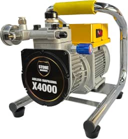 Máquina de Pintura Airless Elétrica STONE HAMMER X4000 220V – 3300Psi, 4L/min, Motor Brushless, Sistema Diafragma, Pistola, Mangueira 15m – Uso Profissional