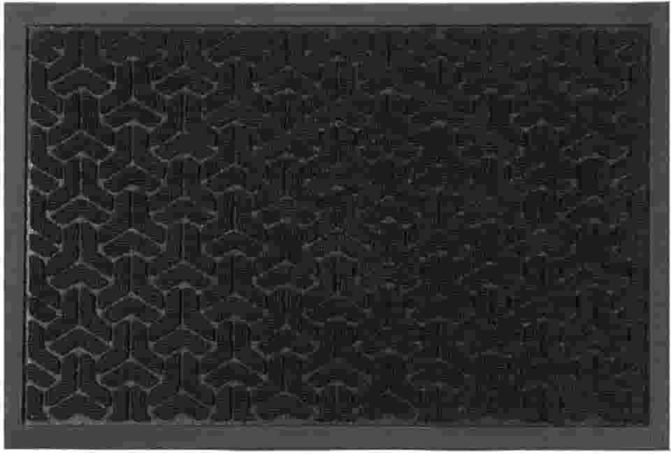 Kapazi, Tapete Capacho Waterkap Residencial 40Cm X 60Cm Grafite