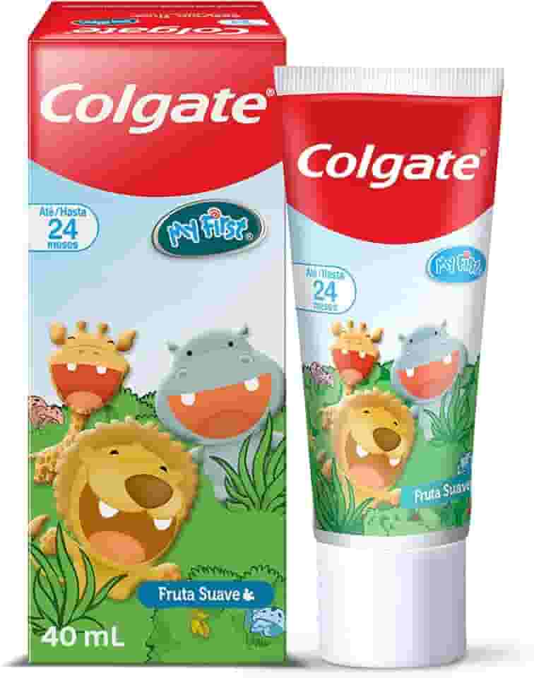 Colgate Creme Dental Infantil Baby Primeiros Dentinhos sem flúor 50g