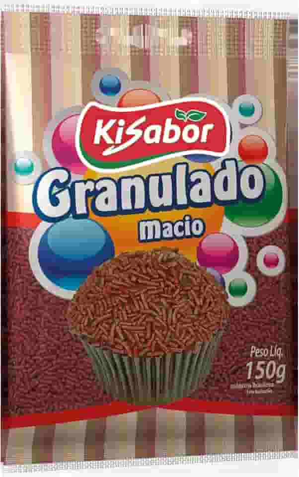 KiSabor, Chocolate Granulado Macio, 150 Gramas