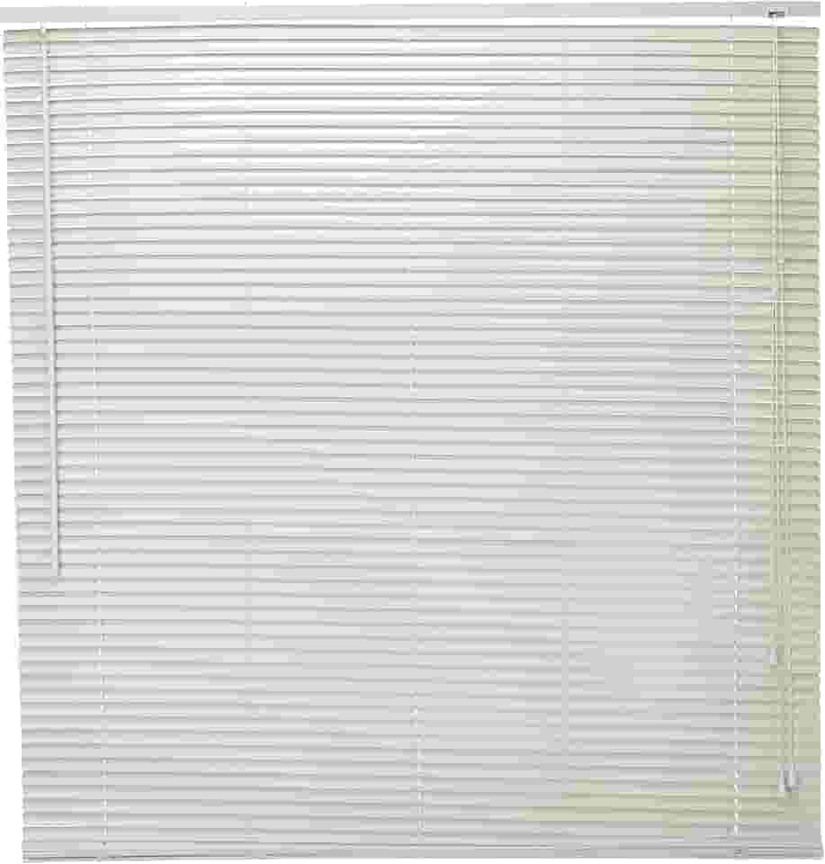 Atlas - Persiana Horizontal de PVC e Lâmina de 25mm, Tamanho 120 x 130 cm, Cor Cinza