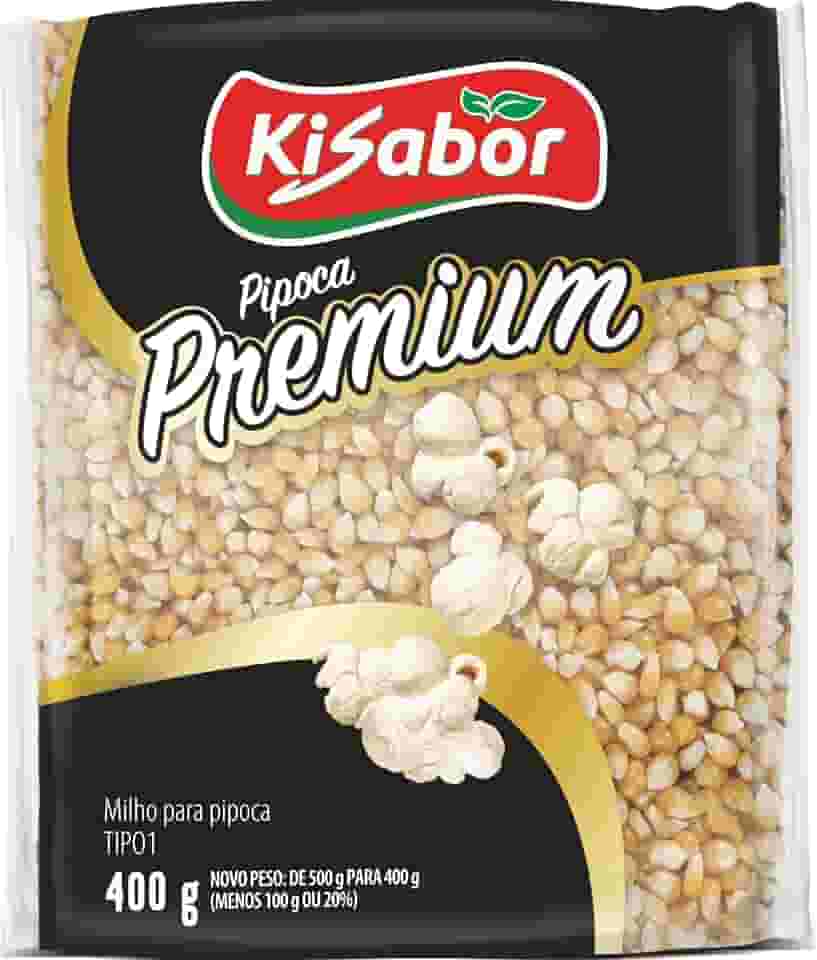 KiSabor, Milho para Pipoca, Premium, 400 Gramas