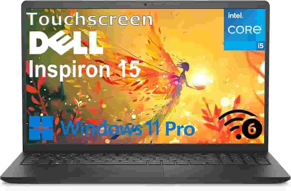 Dell Laptop Inspiron de 15,6 polegadas FHD com tela sensível ao toque, Intel 10-Core i5-1334U de 13ª geração (Beat i7-1250U), 32 GB DDR4 RAM, SSD PCIe de 1 TB, WiFi 6, Bluetooth, Tipo-C, HDMI, Preto