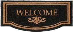 Capacho Vinil Kapazi Preto 30x70cm – Welcome | Tapete de Entrada Antiderrapante