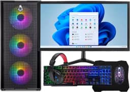 PC Gamer Completo Intel Core I7 3.4GHz 16GB DDR3 SSD 480GB Monitor 19" Kit Gamer - Escolha a placa de vídeo (GT 730 4 GB)