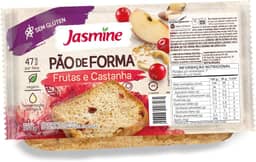 Jasmine Pão de Forma com Frutas e Castanhas Sem Glúten 350g