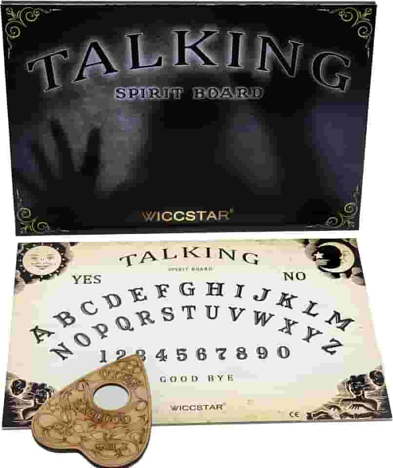 WICCSTAR Jogo de Tabuleiro de Madeira para Caça a Fantasmas - 1-6 Jogadores, 12+ Anos