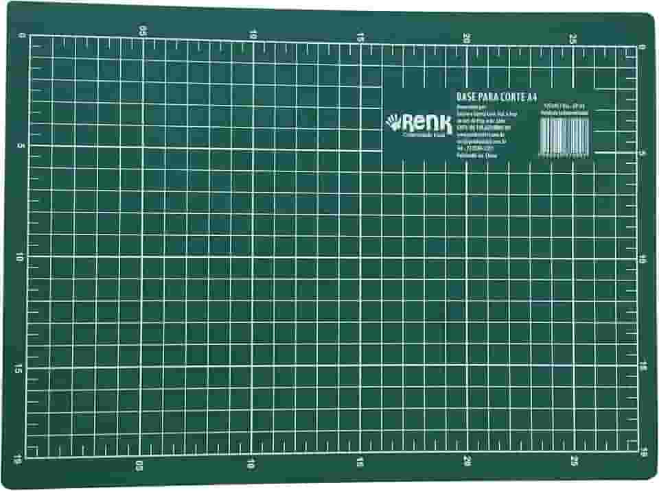 Base Para Corte A4 21x30cm Verde, Kit, 527449, Verde