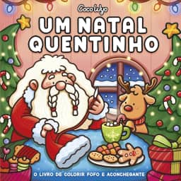 Um Natal quentinho (Cozy Christmas) – livro de colorir Coco Wyo