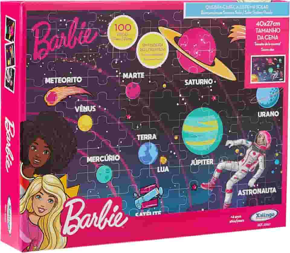 Quebra-Cabeças Sistema Solar Barbie, Xalingo, Multicor