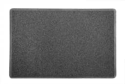 Capacho de Vinil Kapazi Silver 10mm Grafite 40x60cm – Antiderrapante para Entrada