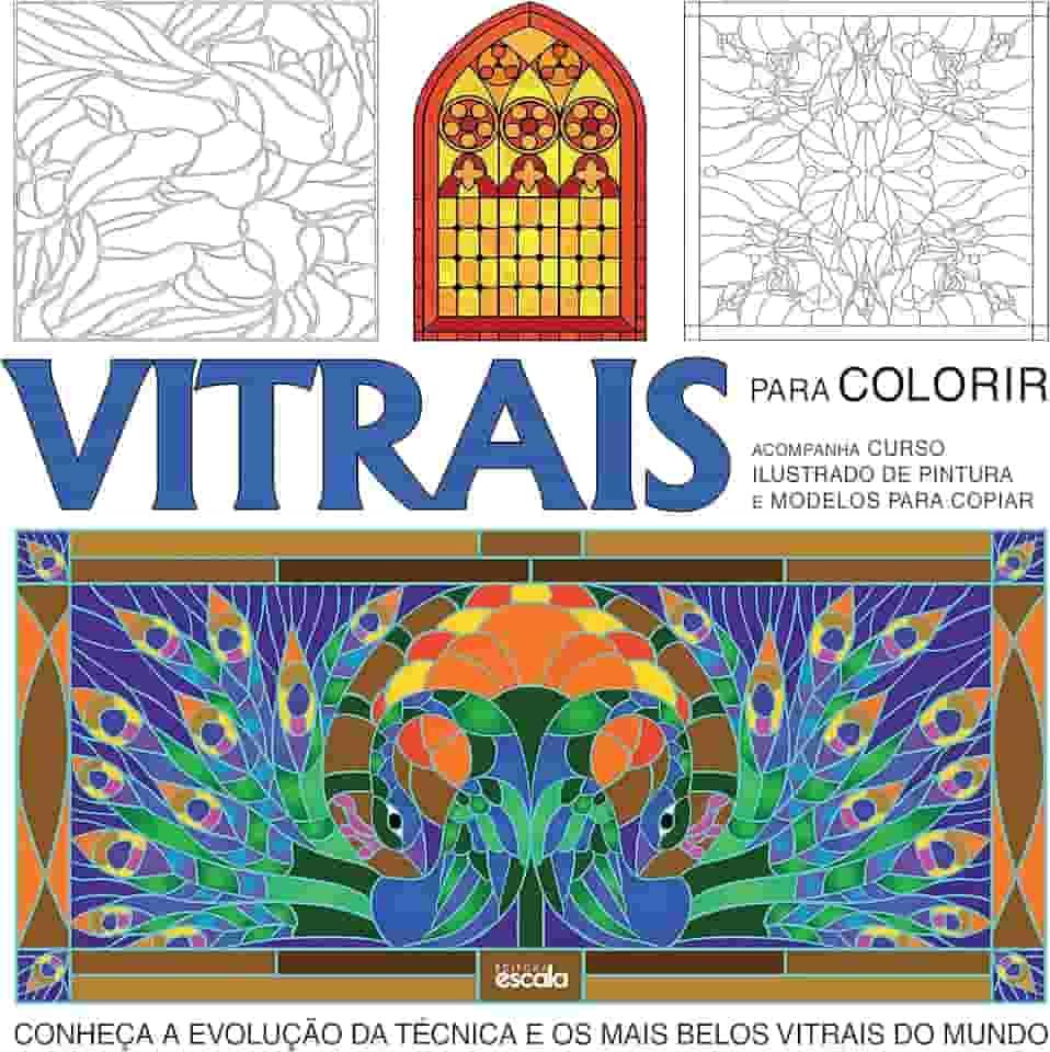 Vitrais Para Colorir
