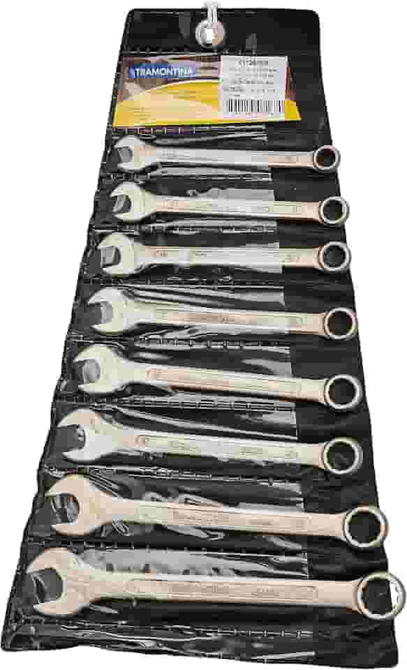 Tramontina 41128208, Jogo de Chaves Combinadas Pescoço Curto 8 Peças