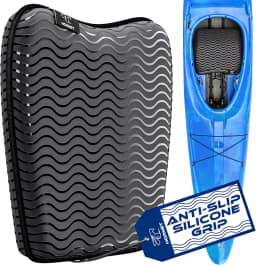 Almofada de assento de caiaque antiderrapante Almofada de assento impermeável ideal para sentar em caiaque, caiaque inflável, canoa e barco. Acessórios de caiaque confortáveis para caiaque de pesca, caiaque oceano, caiaque de pedal e mais