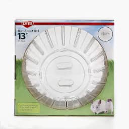 Kaytee Bola de exercício transparente de 33 cm para ratos de estimação e chinchilas