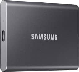 SSD Externo Samsung T7 1TB (USB 3.2, Leitura até 1050MB/s e Gravação até 1000MB/s)