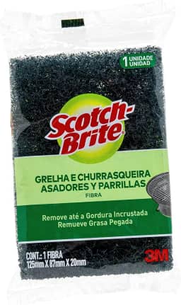 Scotch-Brite, 3M, Esponja para Grelhas e Churrasqueiras, 1 unidade