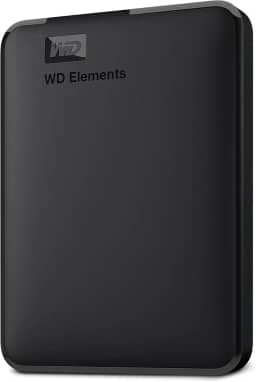 Western Digital Disco rígido externo portátil WD 4TB WD, USB 3.0 - WDBU6Y0040BBK-WESN, Preto