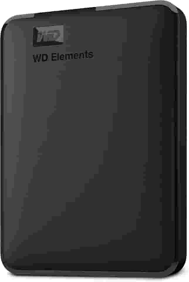 Western Digital Disco rígido externo portátil WD 4TB WD, USB 3.0 - WDBU6Y0040BBK-WESN, Preto