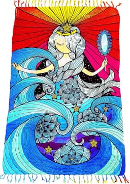 Canga De Praia Iemanjá Rainha do Mar