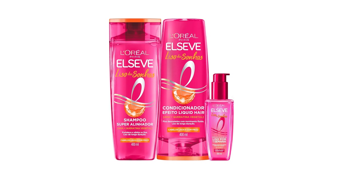 Melhor Shampoo e Condicionador Elseve: Reparação e Brilho Gloss
